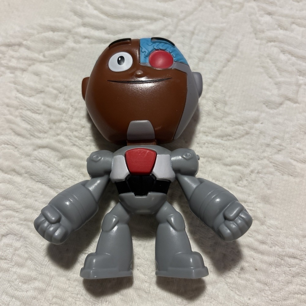 CYBORG Popping Head Figure From Teen Titans GO! McDonalds 2019 Happy Meal Toy